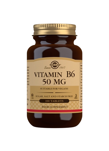 Solgar - Vitamin B6 50mg (100 Tabs)